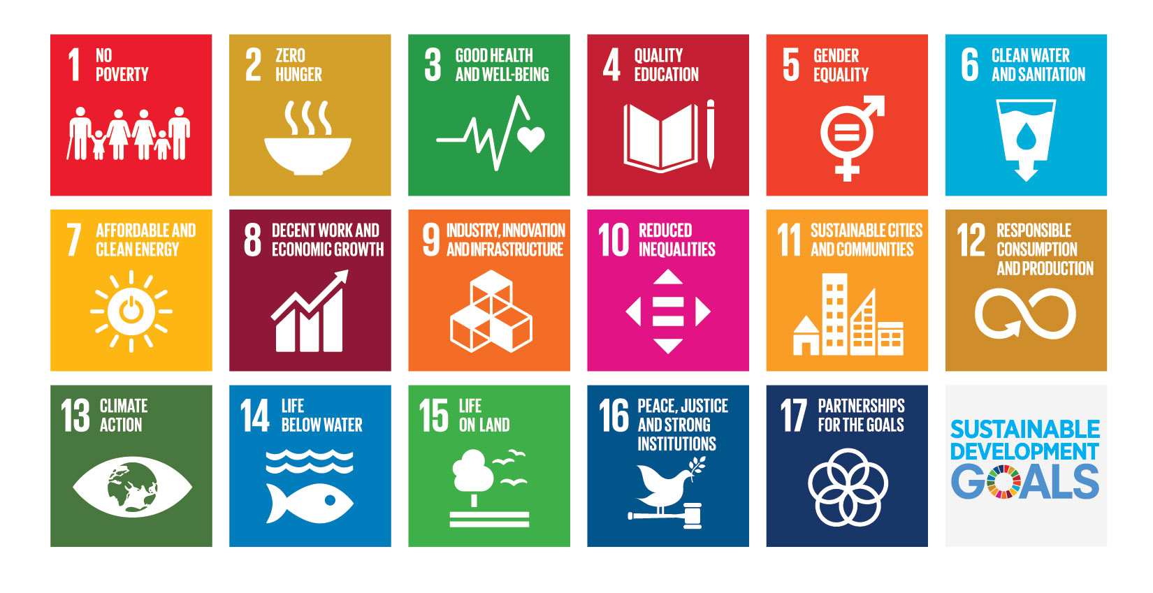 I 17 Obiettivi di Sviluppo Sostenibile