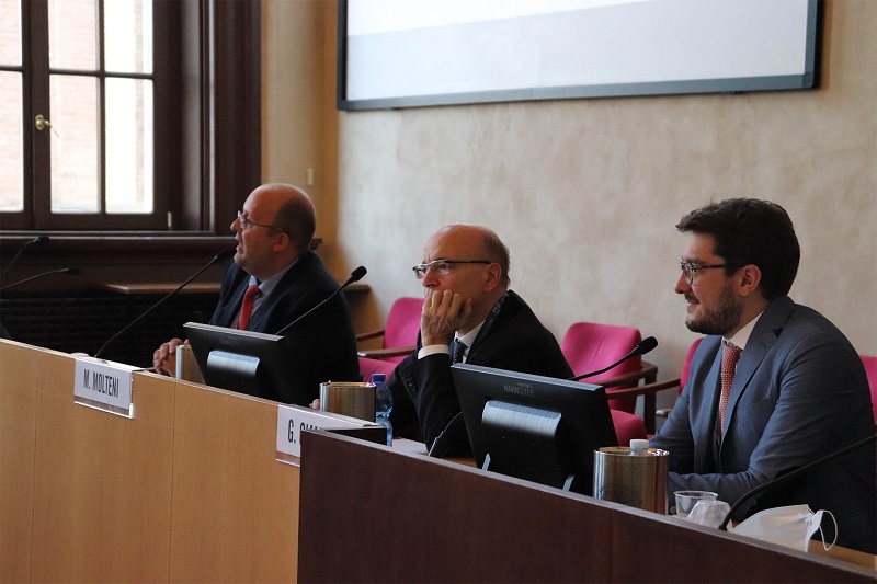 I Chair di ISIRC2021: Prof. Mario Molteni, Prof. Matteo Pedrini, Dott. Giacomo Ciambotti