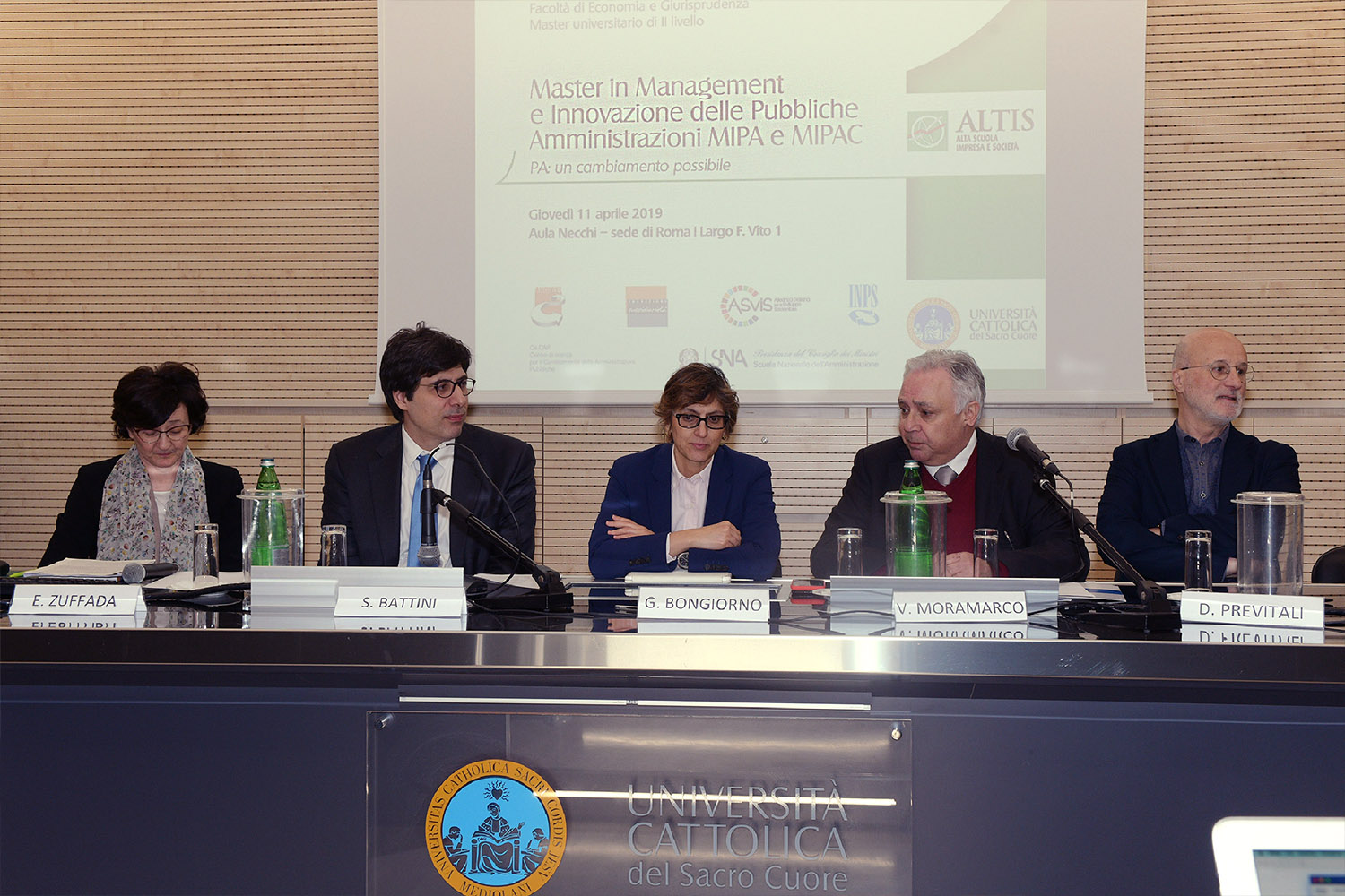 Il Ministro Bongiorno all'inaugurazione dei Master Management e Innovazione delle Pubbliche Amministrazioni