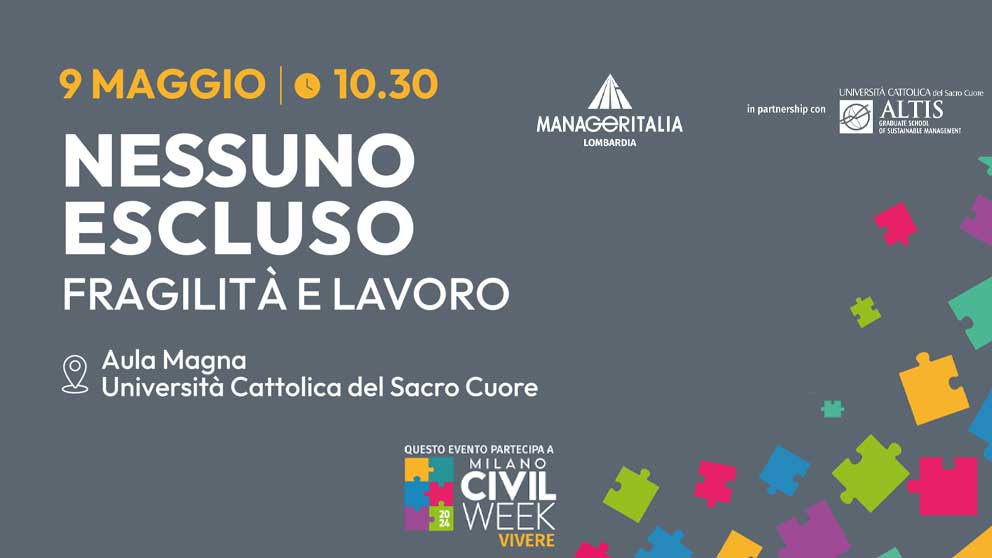Civil Week 2024 | Nessuno escluso. Fragilità e lavoro