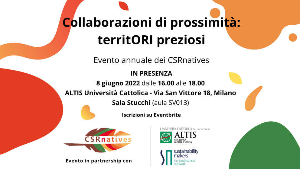 Collaborazioni di prossimità: territORI preziosi